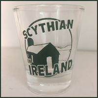 "Scythian in Ireland" Shot Glass