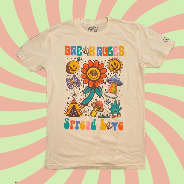 "Break Rules Spread Love" T-Shirt