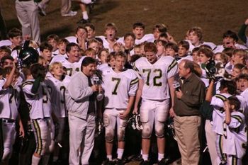 Paul (#72) is the offensive MVP for the last game of an undefeated season for the Mountain Brook 7th grade football team. Fall 2006
