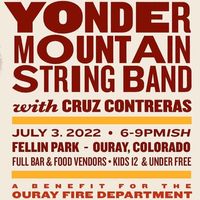 Cruz Contreras solo in Ouray, Colorado opening for Yonder Mountain String Band