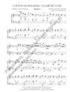 I Often Go Walking / Clair De Lune (medley) - Sheet Music - 5 Licenses