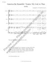 "America the Beautiful / Nearer, My God, to Thee"  choir version - PDF sheet music - 1 license