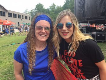River Rock Music Festival Bethel, Maine 2016 / Michelle with Jodi from Love and the outcome
