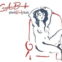 Plush Red Chair by Cayla Brooke