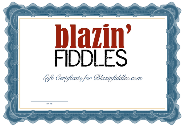 Blazin' Fiddles Gift Voucher!