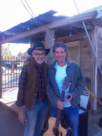 With Phil Rosenberg after my show at "Joshua Tree Saloon" California - November 2017
