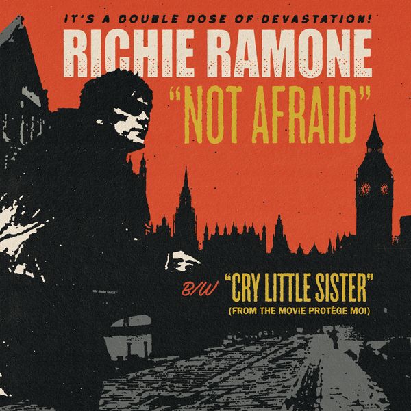 Not Afraid / Cry Little Sister (Black Vinyl, Not Signed): Richie Ramone