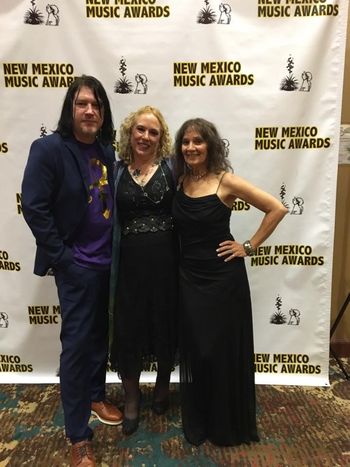 The Dream Team-John Wall, Me, & Katie Gill at the New Mexico Music Awards
