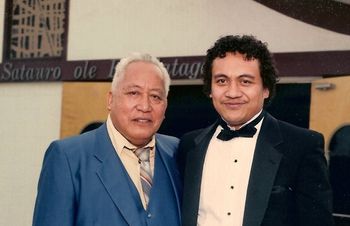 With my father Elder Dr. I. Pouesi
