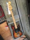 Fender Player Mustang Bass PJ MN, Sienna Sunburs, 75th Anniversary