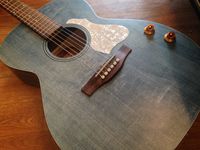 Art & Lutherie Legacy, Denim Blue Q-Discrete Electro/Acoustic Guitar