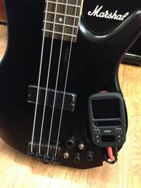 Pre-Owned Ibanez SRKP4 with Korg Mini Kaoss Pad 2 Electric Bass Guitar Black