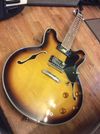 Wesley Tupelo Vintage 'Burst Semi Electric Guitar.
