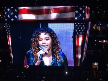 Singing the National Anthem / AT&T Center / SA Spurs
