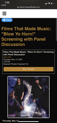 BLOW YO HORN MAKING MUSIC IN A MAN'S WORLD SCREENING WITH PANEL DISCUSSION 