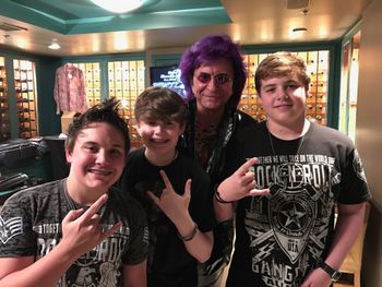 Hanging with the amazing Jim Peterik of Survivor and Ides of March...
