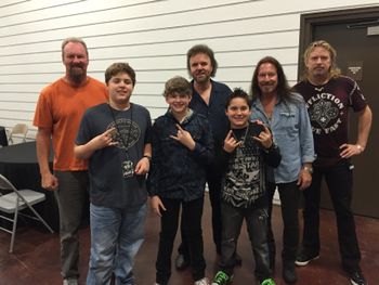Hanging with .38 Special after our show with them...
