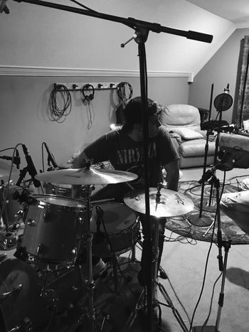 Ryan in the studio...
