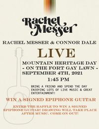 Rachel Messer & Connor Dale LIVE at Mountain Heritage Day