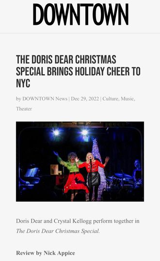 Fab review for the 2022 Christmas Special in NYC! 