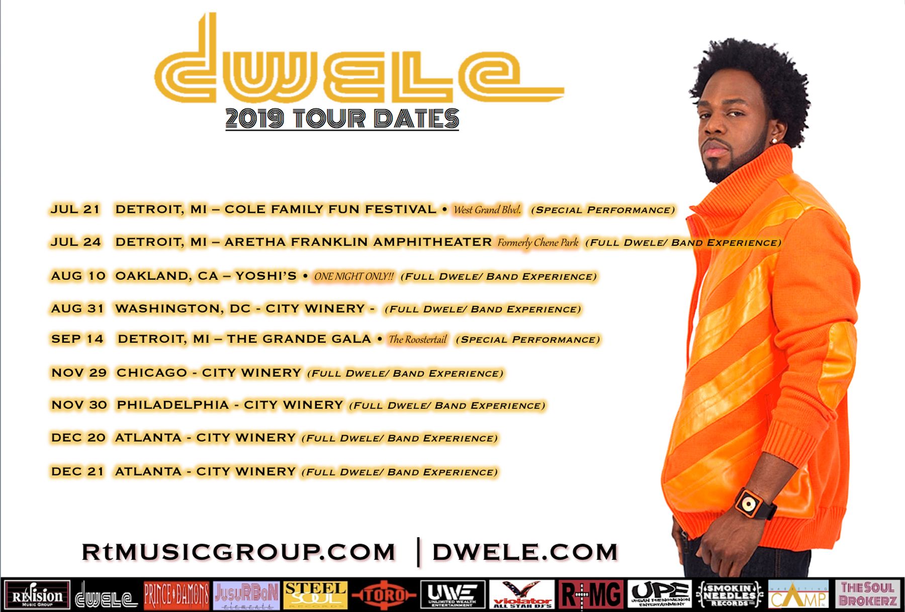 Dwele Official Website Events