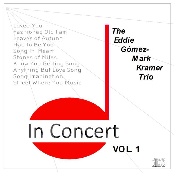 2004 "In Concert vol 1"  Featuring Eddie Gomez,  with John Mosemann MYTHIC JAZZ RECORDS re-released 2017 
