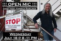 Open mic hosted by Garrick Rawlings