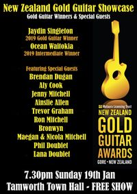 New Zealand Gold Guitar Showcase