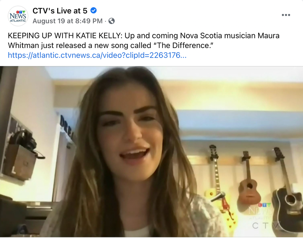 Click on the image to watch Maura on CTV's Live at 5 "Keeping Up with Katie Kelly"