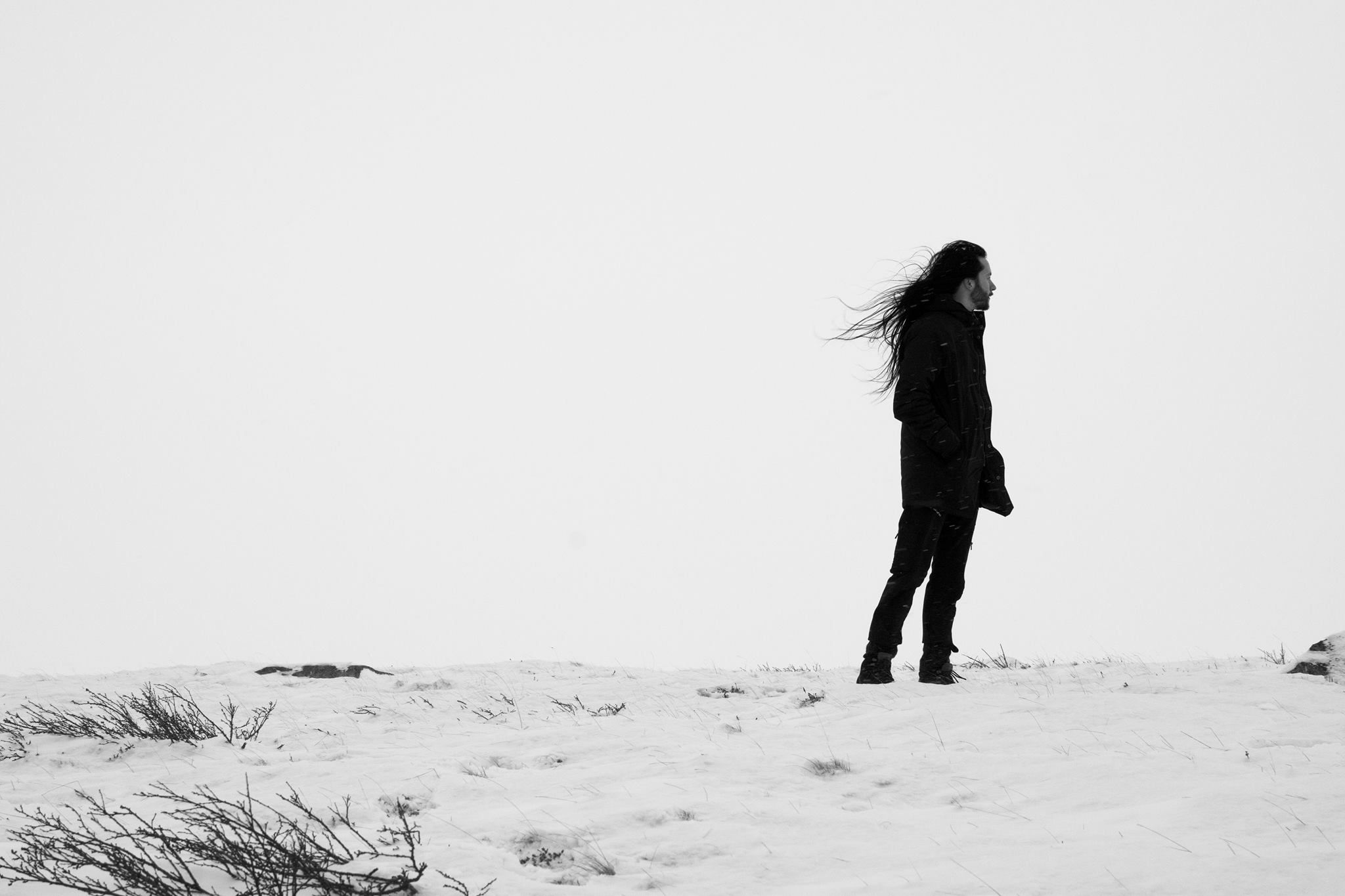 Stein Akslen of the Norwegian black metal band Minneriket