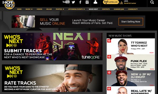 Hot 97 Who's Next artistnameleon music blog