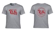 Make Mine the REAL Thing T-shirt (gray)