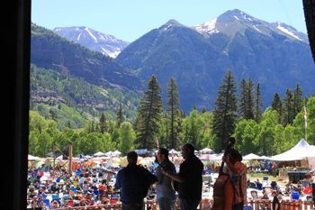 Fireball Mail onstage at Telluride Bluegrass Festival 2016

