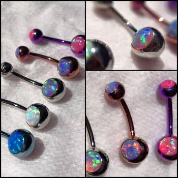 Synthetic Opal Naval Curves by ANATOMETAL©
