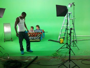 Behind the scenes with Hopsin's Hop Madness video shoot, 2012.
