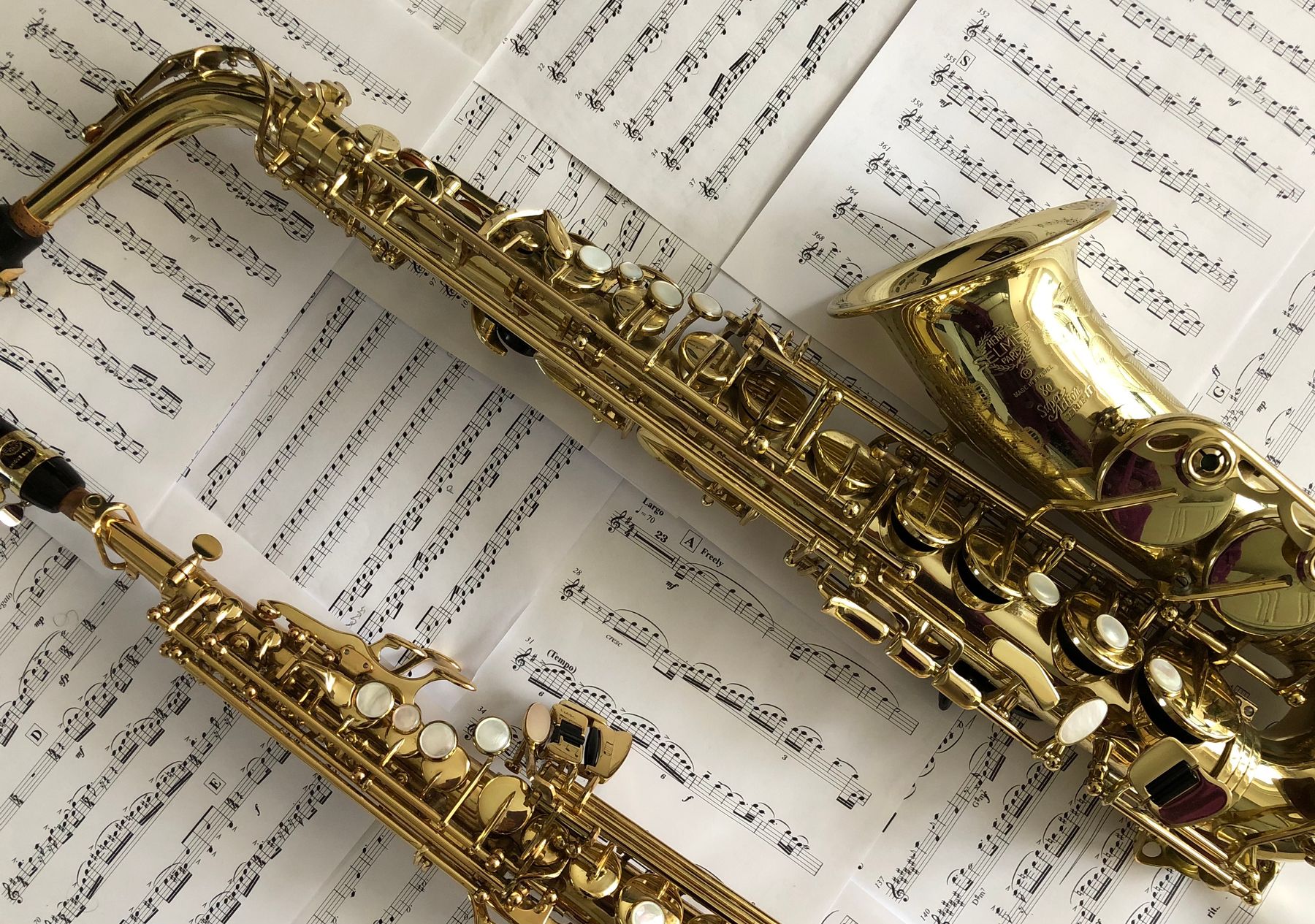 music saxophone