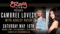 Cambree Lovesy Live @ The Roxy