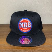 Black Snapback Hat w/ Red Logo