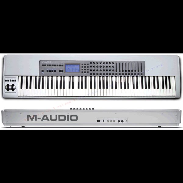 M-Audio Keystation 88 Pro w/ Sustain 1&2 and Expression/Volume Pedal