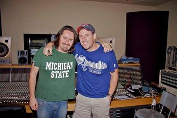 Producer Greg Arnold and me taken end of Dec. 09.
