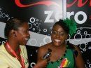 Petina from ladies of reggae radio with ETANA receiving her Jstar gift
