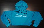 Doubt Me (script) crop hoodie