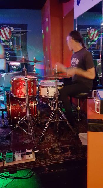 Kubby Casual sits in for Donnie at Williams Ave Pub, July 2016
