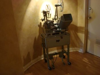 The old movie projector

