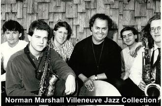 Norman Marshall Villeneuve's Canadian Jazz Messengers, 1991 - David Restivo, Mike Downes, Ken Fornetran, Joe Allan, Grant Stewart - Rick Ingleson(c)