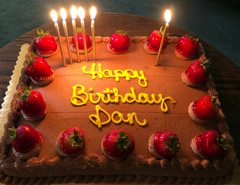 Dan Pruett's Birthday Cake - July 19, 2021.
