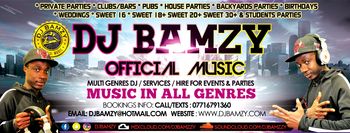 DJBamzy Services/Banner
