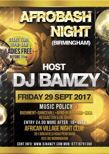 EVENT 29/09/17 Birmingham

