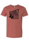 Orange unisex t-shirt with Honkytonk in Heaven