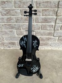 Autographed fiddle